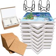 Square Ceramic Tile Coasters 