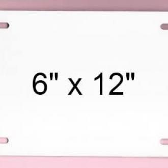 License Plate 6" x 12"